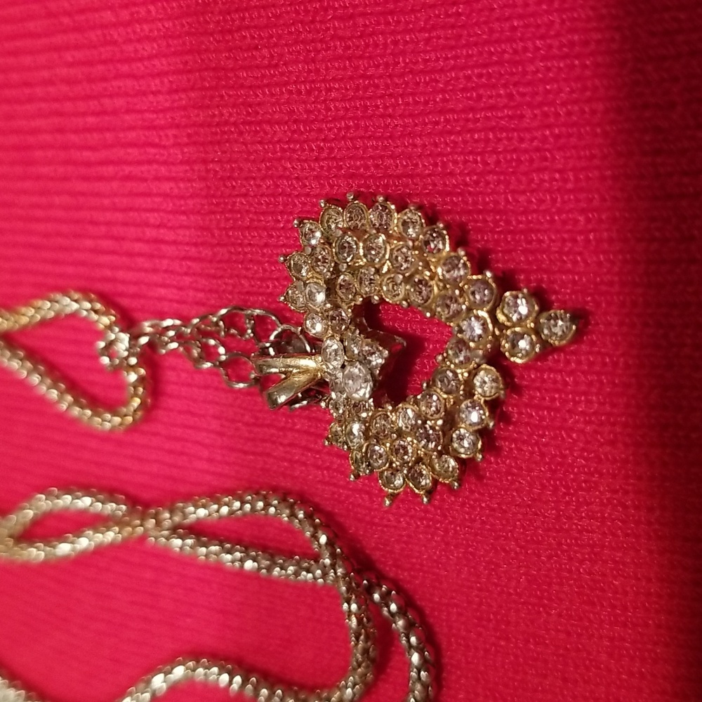 Asymmetrical Heart Pendant - Picture 2 of 7